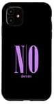 Coque pour iPhone 11 Violet clair sans raccourcis Violet pâle Graphique