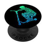 Scooter Stunt Gift for Boys Kids Youth PopSockets Adhesive PopGrip