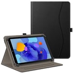 FINTIE Universal Case for 10.1 inch Tablet, [Multi-Angle] Folio Cover with Pocket, Elastic Clip for All 9-10" Tablet, Compatible with Samsung/Lenovo/Huawei/TECLAST/Fusion 5, Black