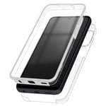 Avizar Full Case for Samsung Galaxy A05 Hard Back and Soft Front, Transparent