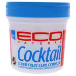 Ecoco - Eco Cocktail Super Fruit Complex Cream - Pour tous types de cheveux - Lisse et hydrate - Adoucit et fait briller - Huile nourrissante - Sans alcool ni paraben - 16 fl oz/473.2 ml