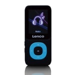 Lecteur MP3/MP4 avec carte micro SD de 4 Go Xemio-659BU Noir-Bleu