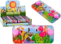 Leantoys Vatten Arcade Konsol Spel Rosa Flamingo Lemur Pad Hjul