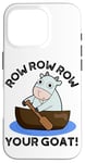 iPhone 16 Pro Row Row Row Your Goat Funny Animal Pun Case