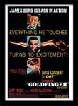 James Bond Goldfinger Excitement A3 Framed Print