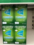 4 X Nicorette Icy White 2mg Chewing Whitening Gum 105 Pieces. Expiry 06/23