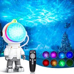 Astronaut Galaxy Projector Star Light - Spaceman Lights Projection LED Starry Night Lamp Ceiling Projector with Timer and Remote Control Space Buddy Projectors for Kids Bedroom