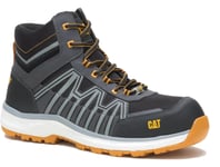 Caterpillar Charge Mens Black/Orange Safety S3 Hiker Composite Toe Work Boots