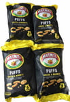 Marmite Puffs 4 Multipacks Cheese & Marmite Crisps 4 x 6 = 24 Bags 11/24