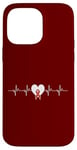 iPhone 14 Pro Max Heart Beats Pulse Wear Red Heart Disease Awareness Case