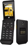 Cat S22 Flip 16GB 4G SIM Free Rugged Smartphone - Black, CS22