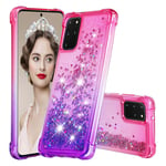 Samsung Princess Galaxy S20 Plus kuoret - Punainen / Violetti