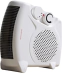 Compact Heater 2 in 1 Fan 2000W Small Portable Electric Hot Warm Air Upright