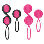 Yoba Kit Boules de Geisha Interchangeables Love Kegel Balls - Couleur : Noir