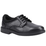 Hush Puppies Boys Tommy Leather School Shoes - 8 UK Child