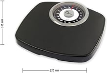 LITTLE BALANCE 8400 Comfort Confort 180 Mechanical Bathroom Scales, 180 kg, &