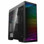 Game Max Abyss ARGB Full Tower ATX Gaming PC Case Tempered Glass LED Fans EATX