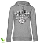 Hybris STP Oil Treatment Distressed Girls Hoodie (HeatherGrey,M)