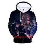 Video Game Cosplay Hoodie Movie Fans Zip Jacket Unisex HD 3D Print Colourful Anime Pullover Hooded Men's Women's Manga Hoody Teens Novelty Street Sweatshirt,B,XXS