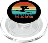 Killington Vermont Ski Resort Retro Sunset Ski Resort PopSockets PopGrip pour MagSafe