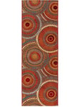 benuta Tapis d'intérieur et d'extérieur ARTIS Orange 80 x 250 cm – Tapis coloré pour l'intérieur et l'extérieur – Convient au Chauffage au Sol