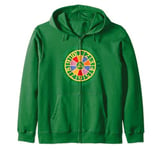 The Game of Life Vintage Action Adventure Wheel Title Logo Zip Hoodie