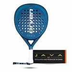 ORVEN Java V1 Raquette de Padel de Puissance 100% fabriquée en Espagne Puissance 95% Contrôle 75% pour Joueurs intermédiaires et avancés Raquette de Padel Homme et Femme avec étui Inclus