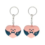 Mr. Wonderful - Keychains for two who want a lot - Man + Man, pink, One Size