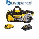 DeWalt DCS391D1 18v Heavy Duty XR Circular Saw + 1 x 2.0ah, Charger + Bag