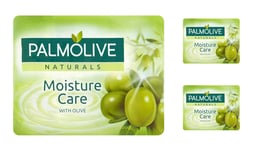 Palmolive Naturals Soap Moisture Care With olive and milk 3 x 90g Bars x 3