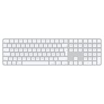 Apple Magic Keyboard med Touch ID og talltastatur - Hvit