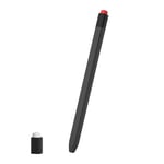 Coque Apple Pencil 1 Protection Stylet Silicone Noir