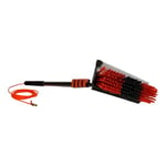 Genius Telescopic Hydrocleaner Brosse télescopique avec Tige télescopique 4,6 m, purificateur d'hydro avec raccord d'eau pour Toit, fenêtre, Voiture, Caravane, Lave-fenêtre, avec éponge, réglable, 6