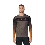 Fox Racing Flexair LS Maillot de VTT T-Shirt, Arcadia Schmutz, s Hommes