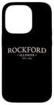 Coque pour iPhone 14 Pro Rockford IL - Simple Rockford IL