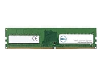 Dell - Ddr4 - Modul - 32 Gb - Dimm 288-Pin - 3200 Mhz / Pc4-25600 - Ej Buffrad - Icke Ecc - Uppgradering - För Inspiron 38Xx  Optiplex 30Xx, 50Xx, 70Xx  Precision 34Xx, 36Xx  Vostro 3888  Xps 8940