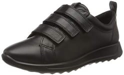 ECCO Femme Flexure Runner W Sneaker Basse, Black Scratch 1001, 37 EU