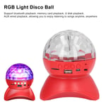 Disco Ball Rotating Light USB Charge Portable Colorful Mini Speaker Disco Ball