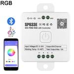 Bande lumineuse LED RGB/RGBW/RGBCCT,SP631E-SP635E G/5V/24V,contrôleur PWM,Bluetooth/IOS/Android,5050/2.4/FCOB,avec musique vocale - Type 4 Pin RGB Lights