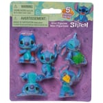 Disney Stitch Mini Figurines 5.1cm Feed Me Ananas 5PACK Mer Picnic Just Play