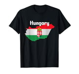 Hungary tshirt, Hungarian maps, Hungary flag shirt for women T-Shirt