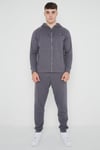 Nike Mens Sportswear Optic Tracksuit in Dark Grey Fleece - Size Large