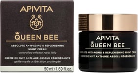 Apivita Queen Bee Anti Ageing Night Cream 50ml Replenshing Wrinkles Free Cream