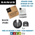 2 x Sonos Era 100 Upgrade Adapter Kit for Sanus WSS21 WSS22 Speaker Stands Black