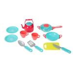 WELL HOME MOBILIARIO & DECORACIÓN- Set de Cuisine pour Enfant de 11 Articles Assortis, WH14763, 41,5x9x31,5