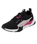 PUMA Women's Fashion Shoes ZORA Trainers & Sneakers, PUMA BLACK-ROSE DUST-ORCHID SHADOW, 40.5