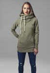 Urban Classics Hoodie med hög krage (XS,Mörkgrå)