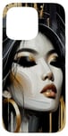 iPhone 15 Pro Max Golden Majesty: The Empress of Shadows Case