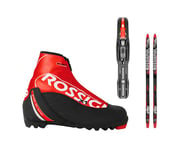 Rossignol barneskipakke m/felleski  inkl. staver - ,,