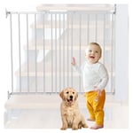 BabyDan Copenhagen, 62,5-106,8 cm, Barrière d'escalier/barrière pour bébé/barrière de sécurité extensible, métal, blanc, fabriqué au Danemark - (barrière pour animaux/barrière pour chien)